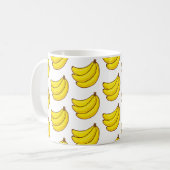 Niedliches Bananen-Muster Kaffeetasse (Vorderseite Links)