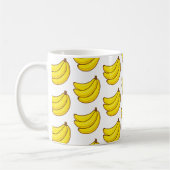 Niedliches Bananen-Muster Kaffeetasse (Links)