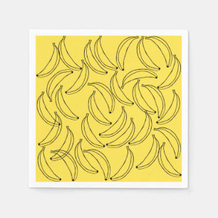 Niedliches Bananenpapier Napkins Serviette
