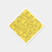Niedliches Bananenpapier Napkins Serviette (Ecke)