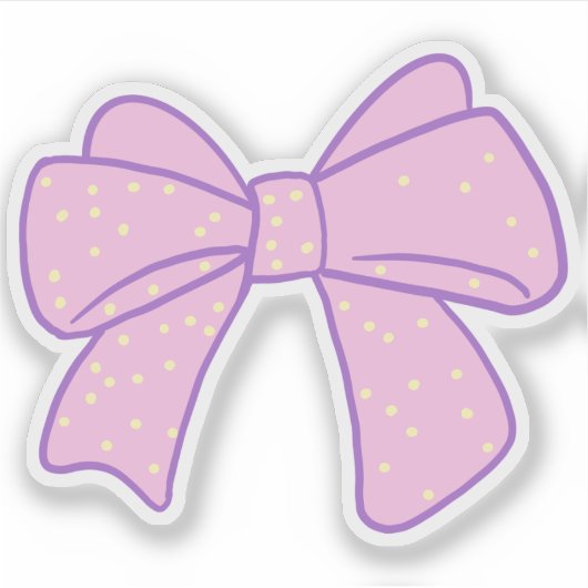 Niedliches Band Aufkleber (Vorderseite)