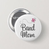 Niedliches Band-Mama-Geschenk Button (Vorne & Hinten)