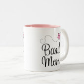 Niedliches Band-Mama-Geschenk Zweifarbige Tasse (VorderseiteRechts)
