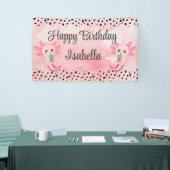 Niedliches Banner für Boba Tea Axolotl Party (Messeveranstaltung)