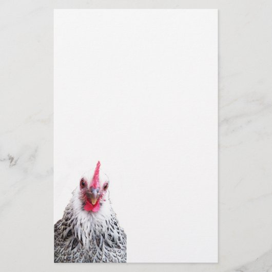 Niedliches Bantam Cochin Hen Foto Papier (Vorderseite)