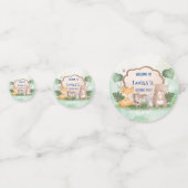 Niedliches Bäreneichhörnchen Tropischer Dschungel  Konfetti (Vorderseiten)