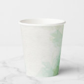 Niedliches Bäreneichhörnchen Tropischer Dschungel Pappbecher (Rückseite)