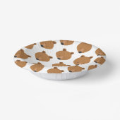 Niedliches Bärengeflecht - Papierschale Pappteller (Gewinkelt)