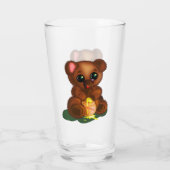Niedliches Bärenglas Glas (Rückseite)