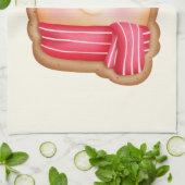 Niedliches Bärenkeksbild WInter Themed Geschirrtuch (Gefaltet)