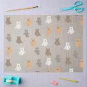 Niedliches Bärenmuster Seidenpapier (Basteln)