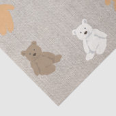 Niedliches Bärenmuster Seidenpapier (Ausschnitt)