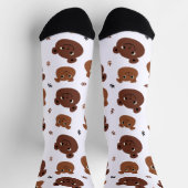 Niedliches Bärenmuster Socken (Oben)