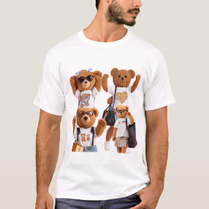 Niedliches BärenShirt, Teddybär T-Shirt