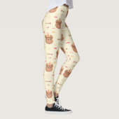 Niedliches Bärenstammmuster Leggings (Rechts)