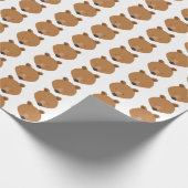 Niedliches Bärentier Geschenkpapier (Ecke)