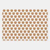 Niedliches Bärentier Geschenkpapier Set (Vorderseite)