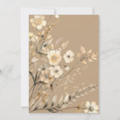 Niedliches Bärenwasser-Farbjunge Babydusche Einladung (Rückseite)