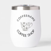 Niedliches Barista Obsessive Kaffeehaus (Vorderseite)