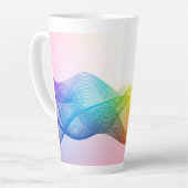 Niedliches Barista Obsessive Kaffeehaus Milchtasse (Linke Ecke)