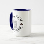 Niedliches Barista Obsessive Kaffeehaus Tasse (Vorderseite Links)