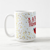 Niedliches BARKE Humbug-Hundeliebhaber-Weihnachten Kaffeetasse (Links)
