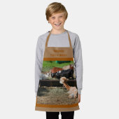 Niedliches Barnyard Farm Animal Breakfast Personal Schürze (Getragen)