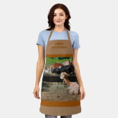 Niedliches Barnyard Farm Animal Breakfast Personal Schürze (Getragen)