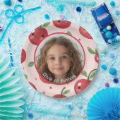 Niedliches Barry Custom Foto und Name Paper Plate Pappteller (Party)