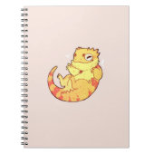 Niedliches Bartdrachenbuch Notizblock (Vorderseite)