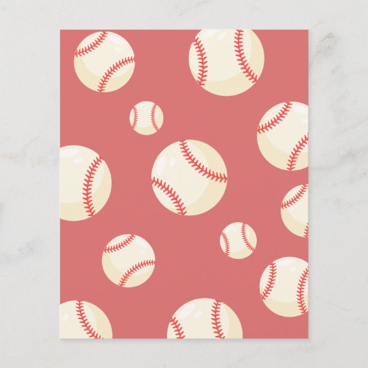 Niedliches Baseball-Multifunktionsbudget Geburtsta (Rückseite)