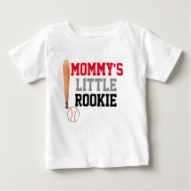 Niedliches Baseball-Party Rookie-Baby-Shirt
