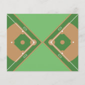 Niedliches Baseball & Ribbon Budget Foto 1. Geburt (Rückseite)