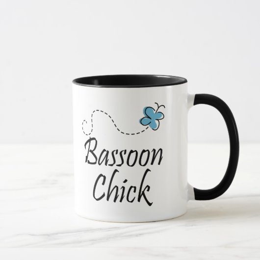 Niedliches Bassoon-Küken Tasse (Rechts)