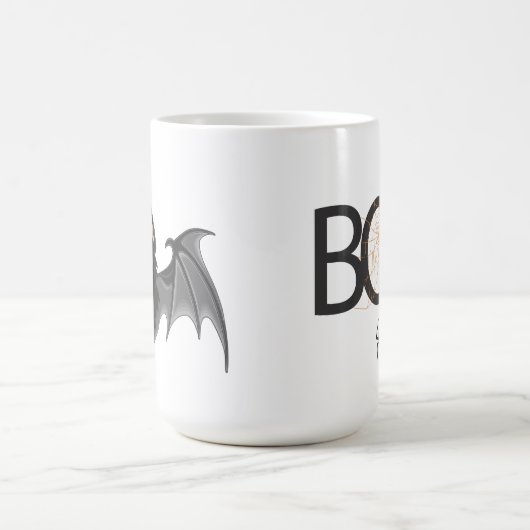 Niedliches Bat and Spione Halloween Kaffeetasse (Mittel)
