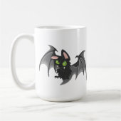 Niedliches Bat and Spione Halloween Kaffeetasse (Links)