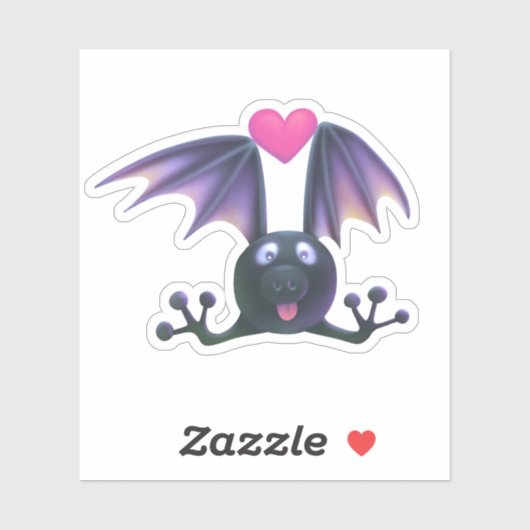 Niedliches Bat Animal Custom Cut Sticker Scrapbook (Blatt)