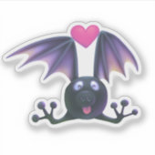 Niedliches Bat Animal Custom Cut Sticker Scrapbook (Vorderseite)