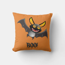 NIEDLICHES BAT BOO! Halloween-Kissen Kissen