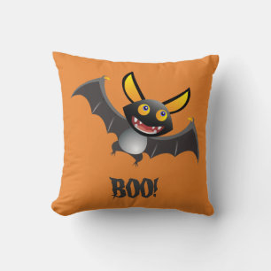 NIEDLICHES BAT BOO! Halloween-Kissen Kissen