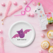 Niedliches Battastic Pink Bat Pappteller (Party)