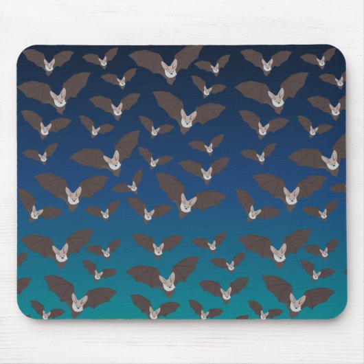 Niedliches Battmuster Mousepad (Vorne)