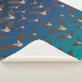 Niedliches Battmuster Sherpadecke (3/4)