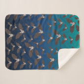 Niedliches Battmuster Sherpadecke (Vorderseite (Horizontal))