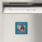 Niedliches Bauchweh-Überlebender-Hamster-Meme Magnet (In Situ (Geschirrspüler))