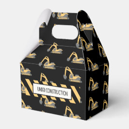 Niedliches Baudump Truck Muster Geburtstag Geschenkschachtel