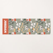 Niedliches Bauernmuster Yogamatte (Vorderseite (Horizontal))