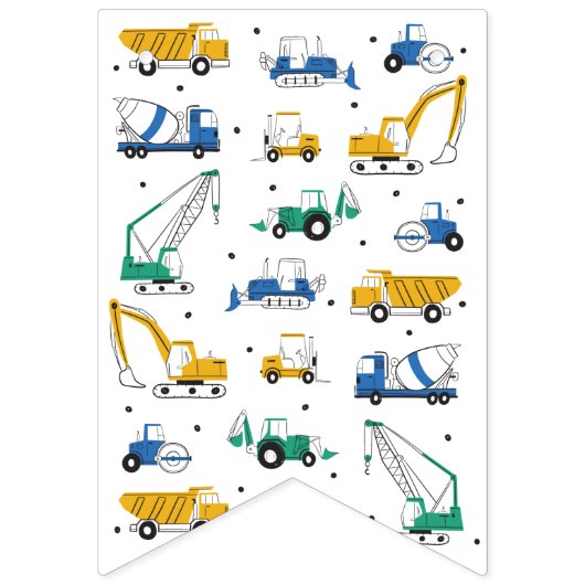 Niedliches Baugelingen Wimpelkette (Erste Fahne)
