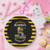 Niedliches Baugewerbe 5. Geburtstagsparty Pappteller (Party)