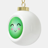 Niedliches Baum Keramik Kugel-Ornament (Rechts)